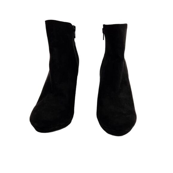 Thalia Sodi Briea Almond Toe Ankle Fashion Booties Black size 8.5 - Picture 3 of 10